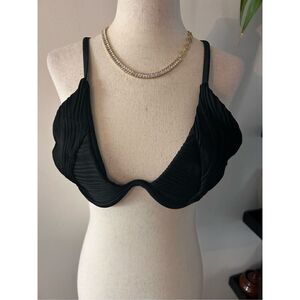 Zaful Black bikini top size medium